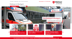 Desktop Screenshot of malteser-stuttgart.de